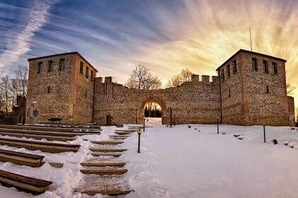 GPS & Audio Guided Winter Tour to Rila Monastery and Stob Pyramids from Bor...