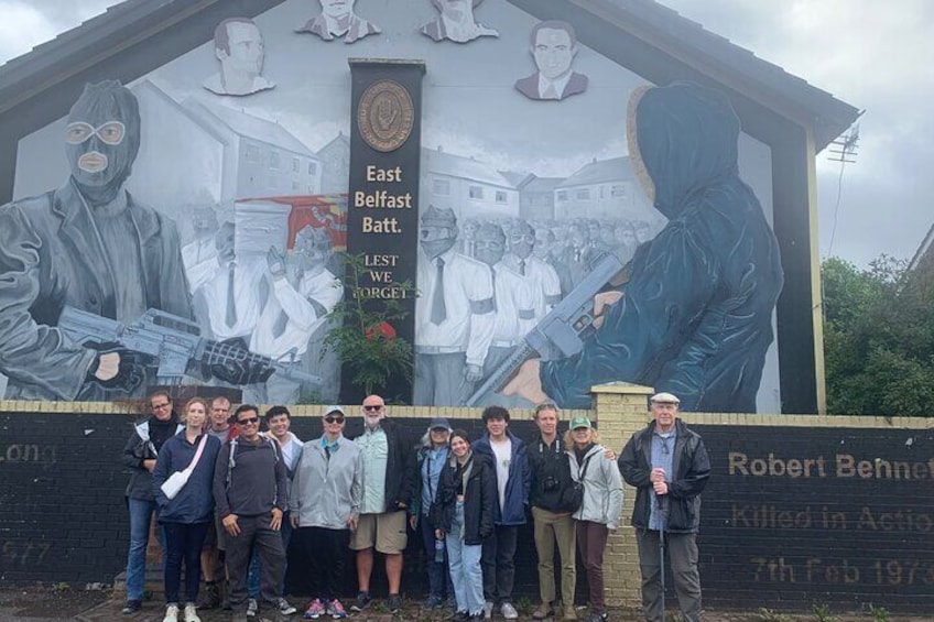  "Legacy of The Troubles 2hrs Mural and Political Taxi Tour"