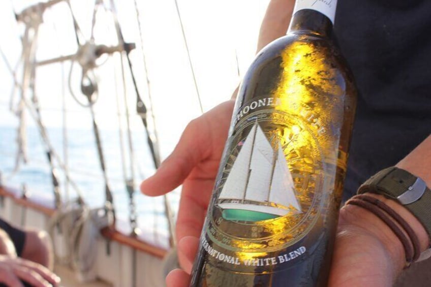 Specialty Schooner Wine Only Available Onboard