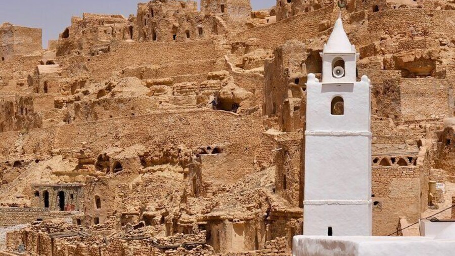 From Djerba & Zarzis: Tataouine Chenini 1 day tour