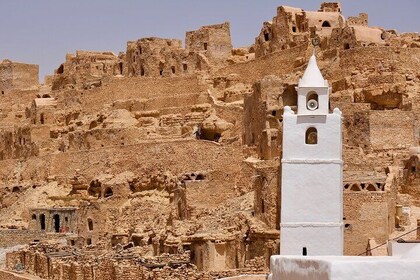 From Djerba & Zarzis: Tataouine Chenini 1 day tour