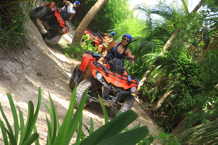 ATV Jungle Trail & Beach Club In Riviera Maya With Transportation