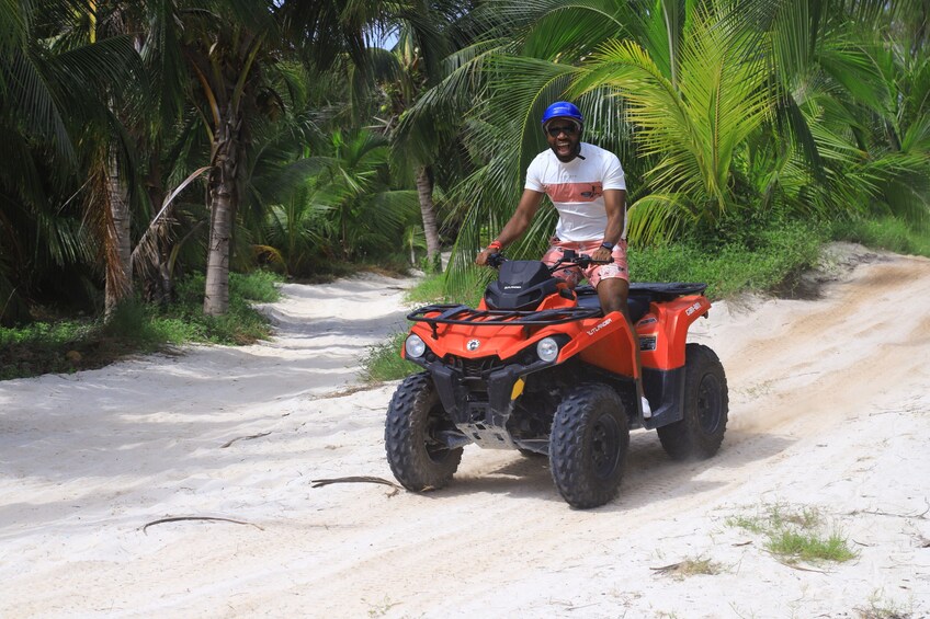 ATV Jungle Trail & Beach Club In Riviera Maya With Transportation