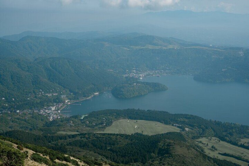 Lake Ashi from Hakone Komagatake