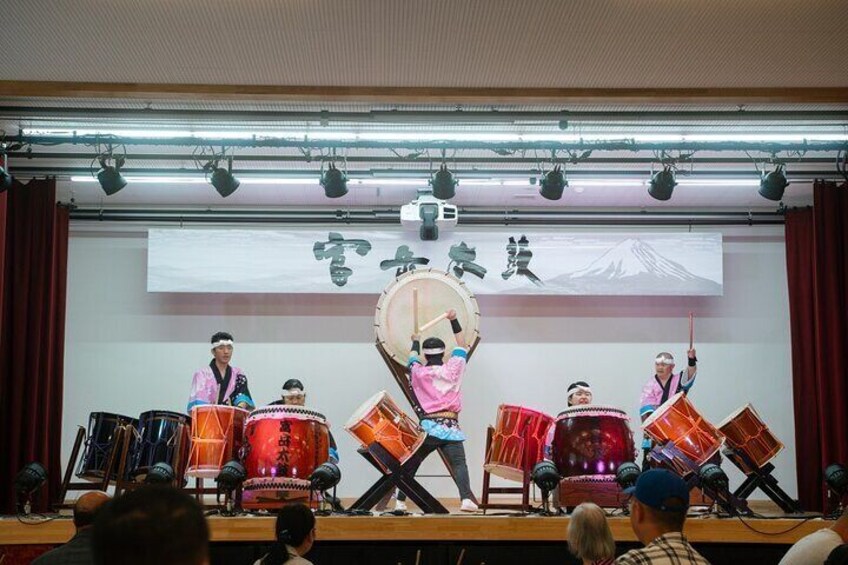 Japanese drum performance