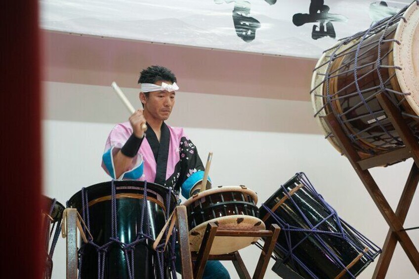 Japanese drum performance