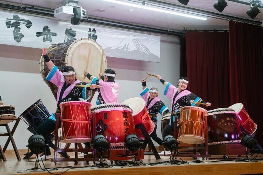 Japanese drum performance