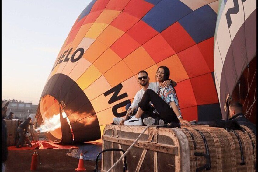 hot air balloons