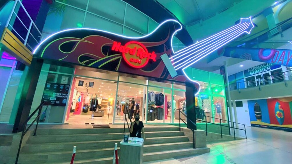 Night City Tour of Cancun and Live Music and Cocktails at Hard Rock Cafe