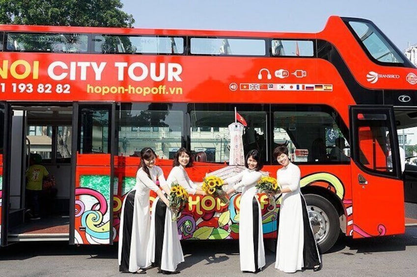 Full-Day Hop On Hop Off Bus Tour of Hanoi
