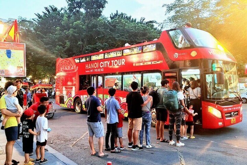 Full-Day Hop On Hop Off Bus Tour of Hanoi