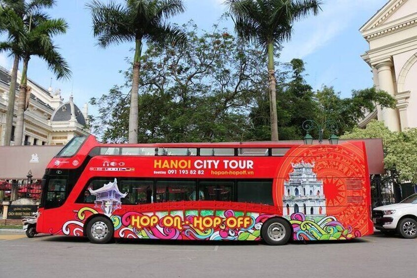 Full-Day Hop On Hop Off Bus Tour of Hanoi