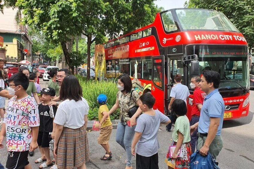 Full-Day Hop On Hop Off Bus Tour of Hanoi