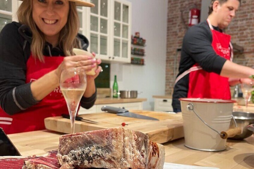Small-group Immersive Basque Cooking Class in Bilbao with Open Bar