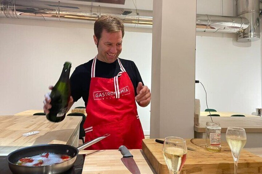 Small-group Immersive Basque Cooking Class in Bilbao with Open Bar