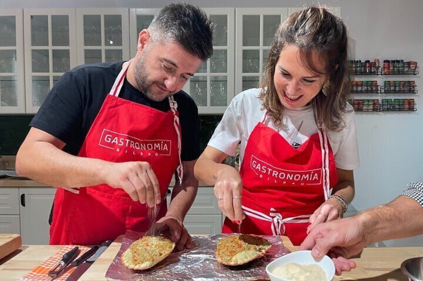 Small-group Immersive Basque Cooking Class in Bilbao with Open Bar