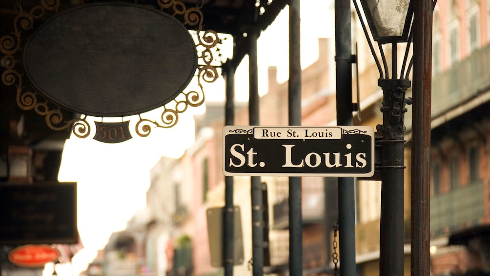 Street sign in New Orleans