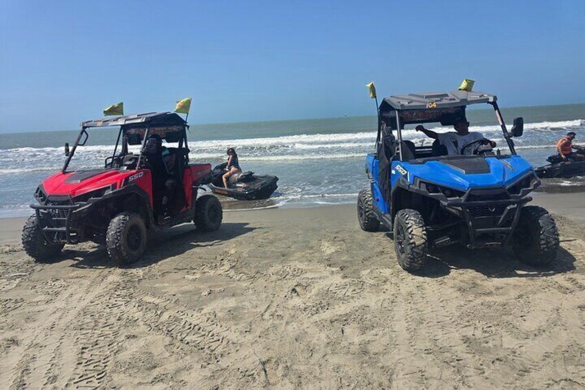 CARTAGENA ATV BUGGY and JET SKI-BEACH and BARRIO TOUR