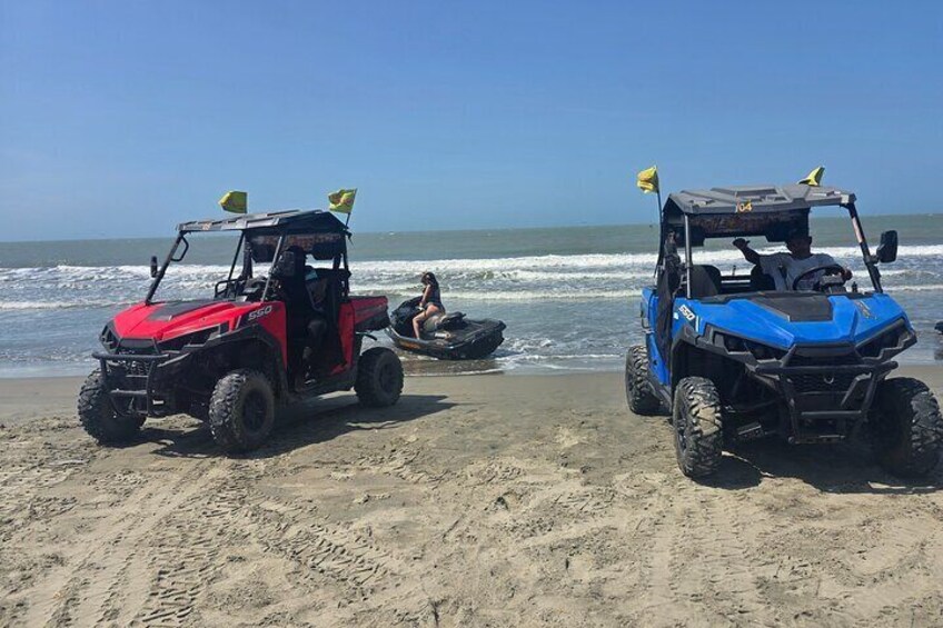 CARTAGENA ATV BUGGY and JET SKI-BEACH and BARRIO TOUR