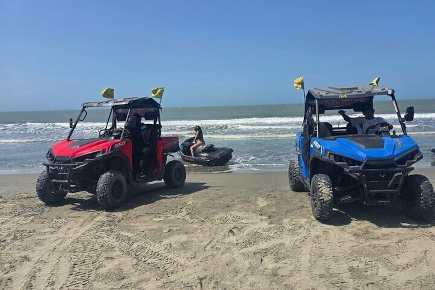 CARTAGENA ATV BUGGY and JET SKI-BEACH and BARRIO TOUR
