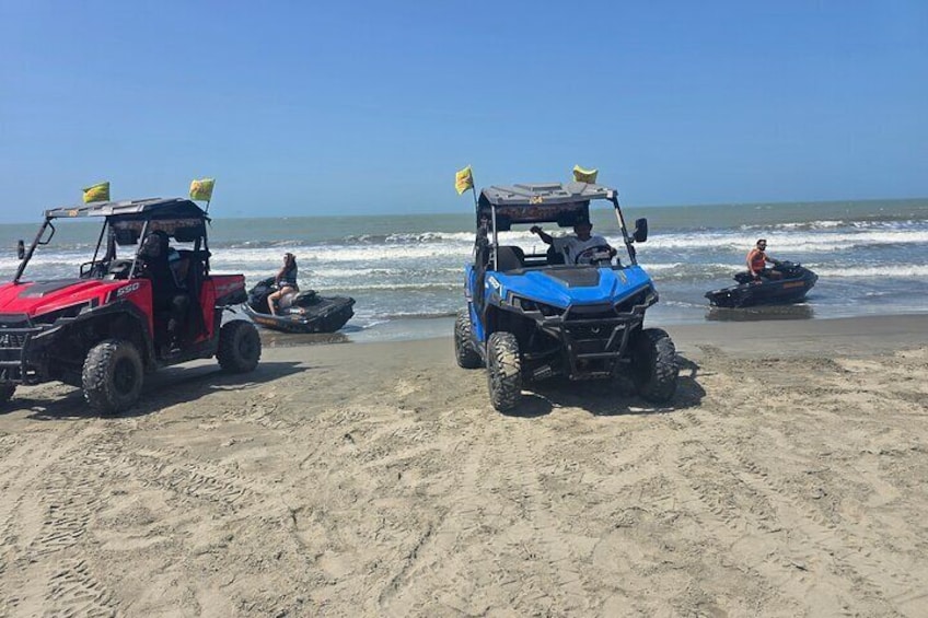 CARTAGENA ATV BUGGY and JET SKI-BEACH and BARRIO TOUR