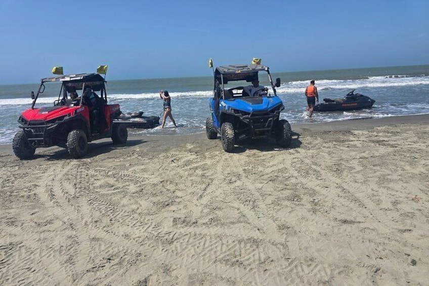 CARTAGENA ATV BUGGY and JET SKI-BEACH and BARRIO TOUR