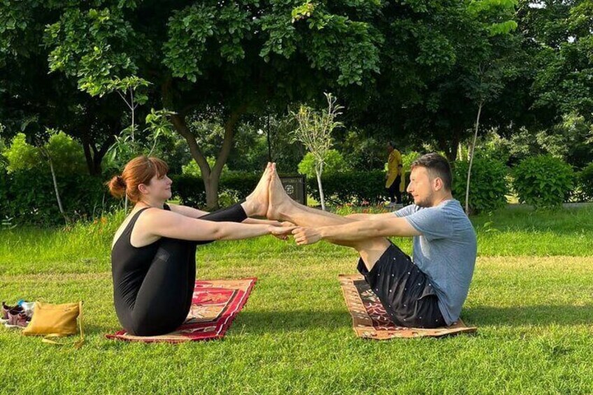 Yoga class in Delhi