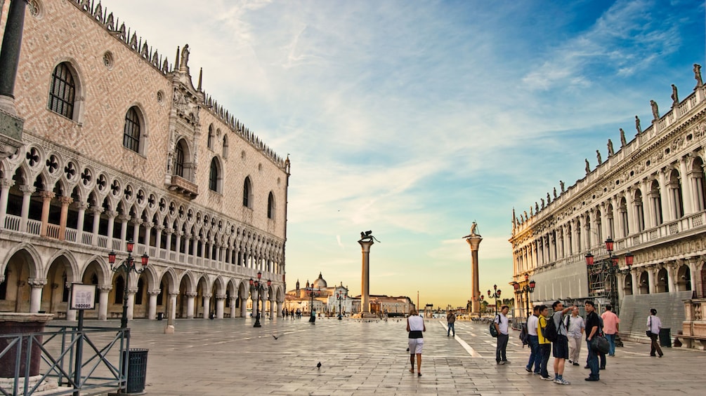 View of San Marco square in Venice