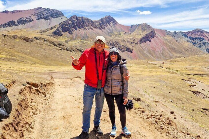 Hiking to Rainbow Mountin