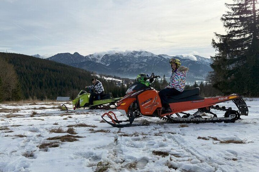 Full day Tour Zakopane Snowmobiles Thermal Baths from Krakow