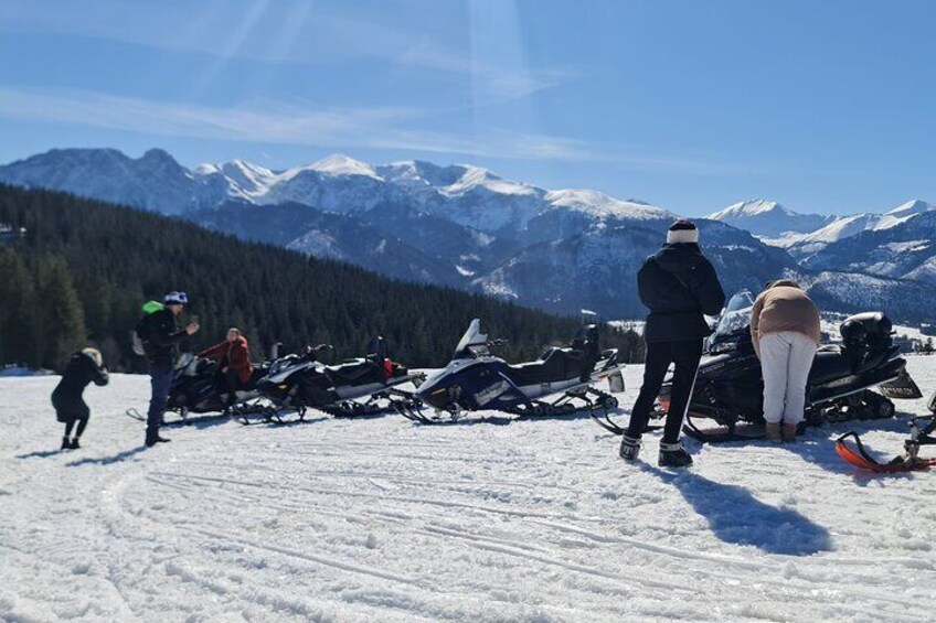 Full day Tour Zakopane Snowmobiles Thermal Baths from Krakow