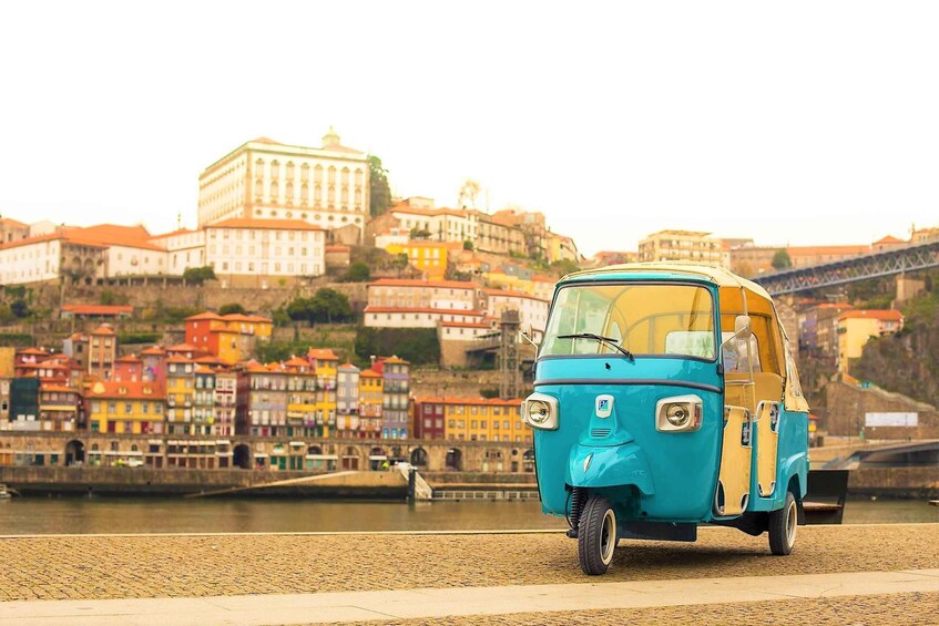 Picture 2 for Activity From Leixões: Private Porto Historic Center Tuk Tuk Tour