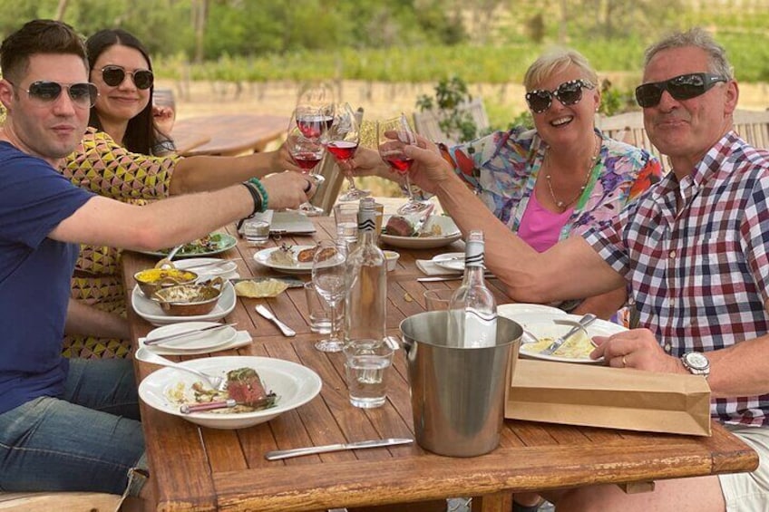 Under the olive tree @ Clare Valley Skilligolee 