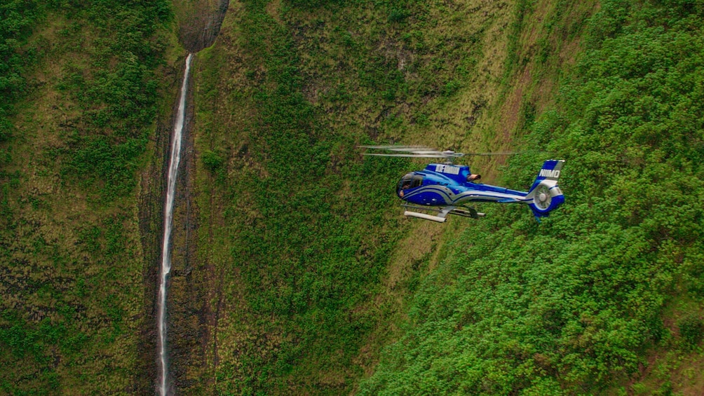 Waterfall Landing Spectacular Big Island Helicopter Tour