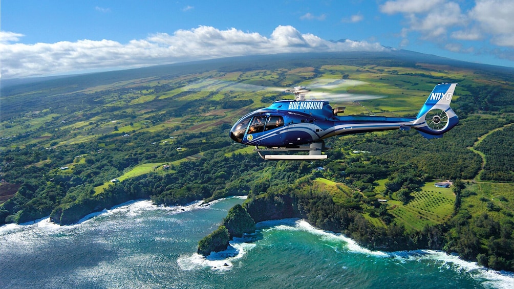 Waterfall Landing Spectacular Big Island Helicopter Tour