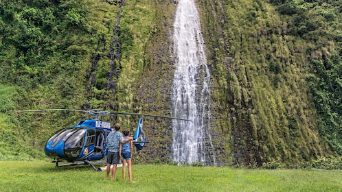 Cascades de Kohala avec visite exclusive en hélicoptère d'atterrissage