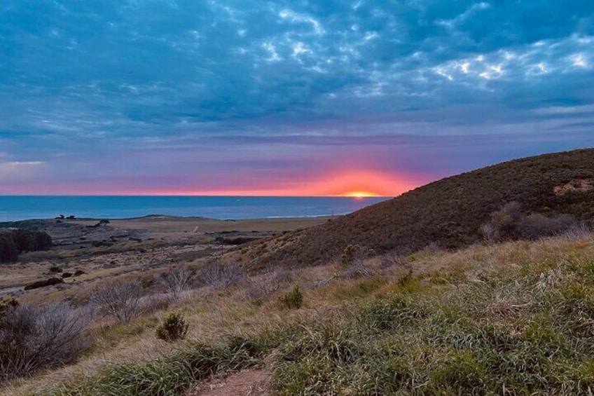 Winter sunsets are amazing from the ridge!