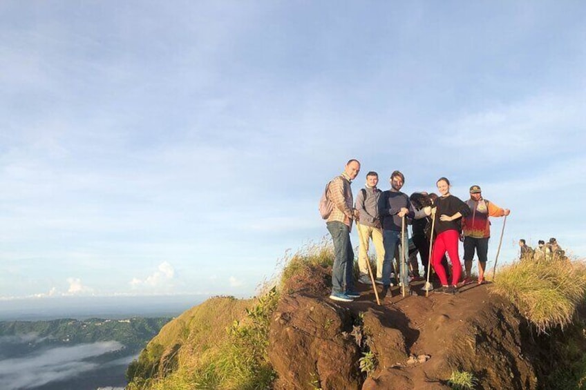 Standing at the top of Mt. BAtur