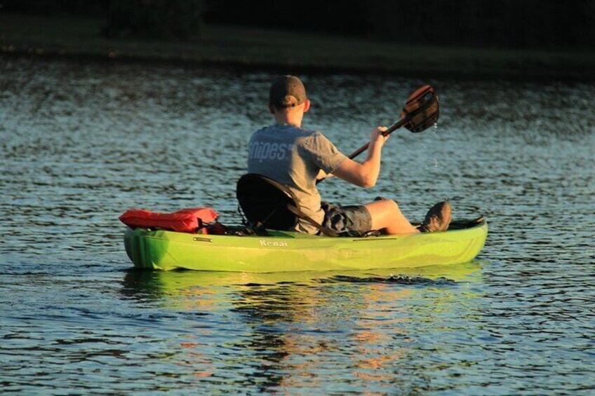 90-Minute Sunset paddle at Secret Lake Guided Kayak Tour in Casselberry 