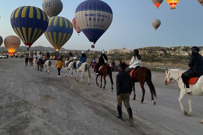 Fun horse tour in Cappadocia