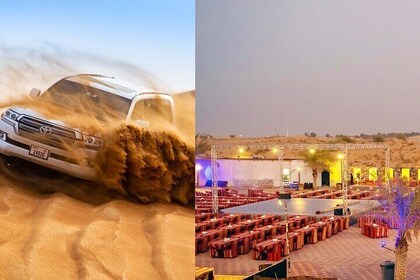 Premium Desert Safari, food Service with 4 alcoholics drinks