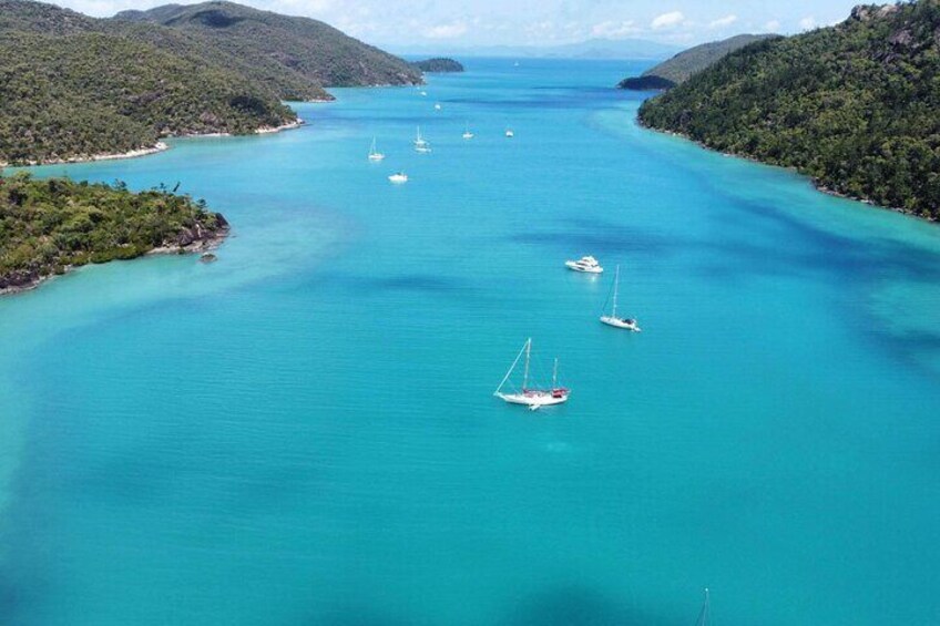 Lady Enid Sailing to Hook Island Cultural Site & Snorkelling