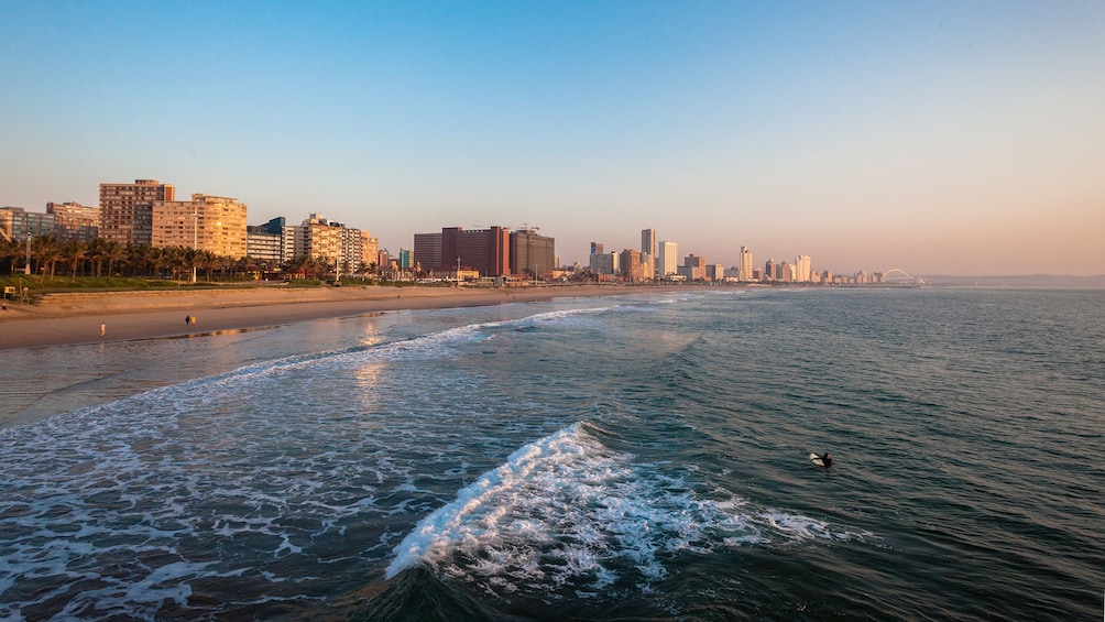 City skyline view of Durban 