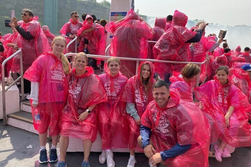 All aboard the world famous board cruise in Niagara Falls