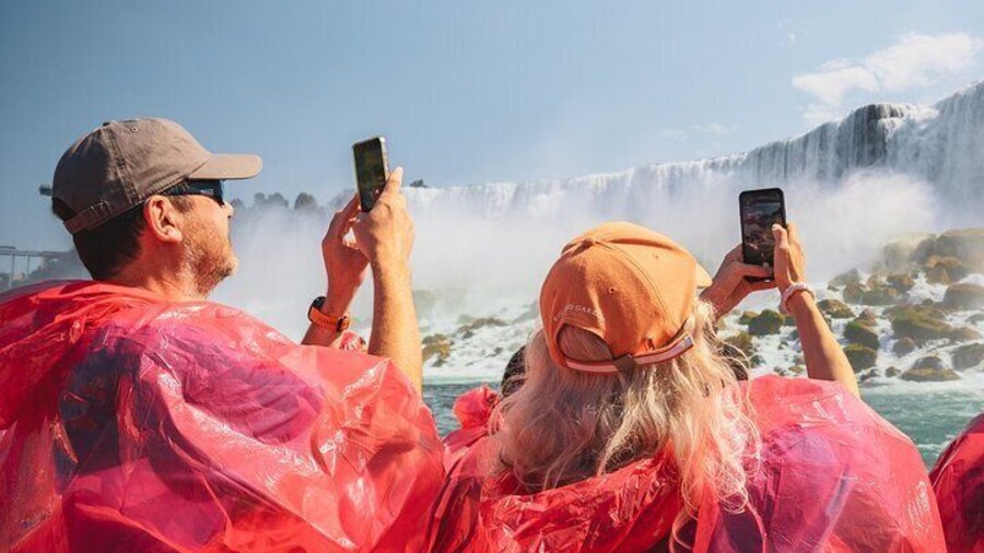 Capturing the moment on board the Hornblower boat tour