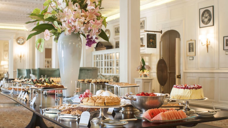 Buffet table for high tea