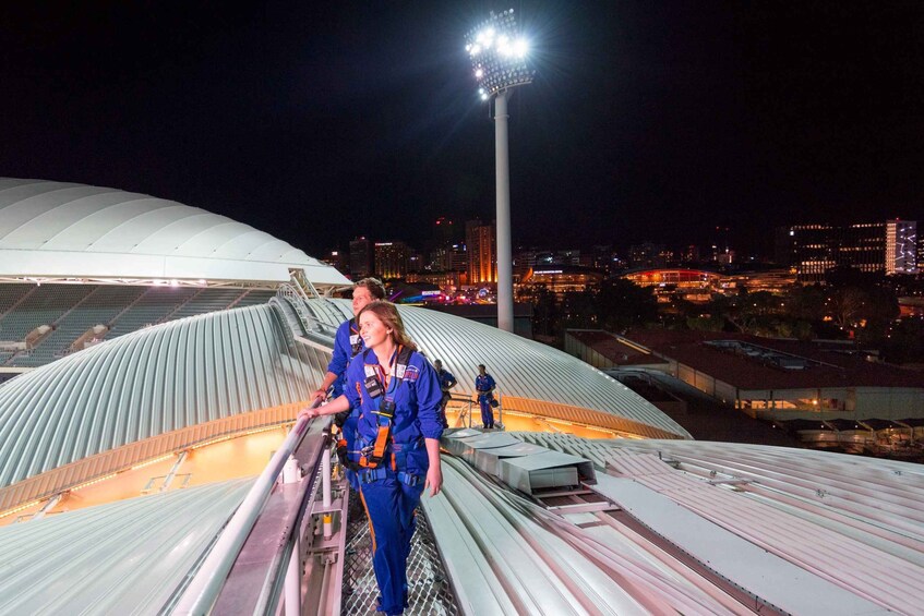 Picture 1 for Activity Adelaide: Adelaide Oval Night Roof Climb with Drink