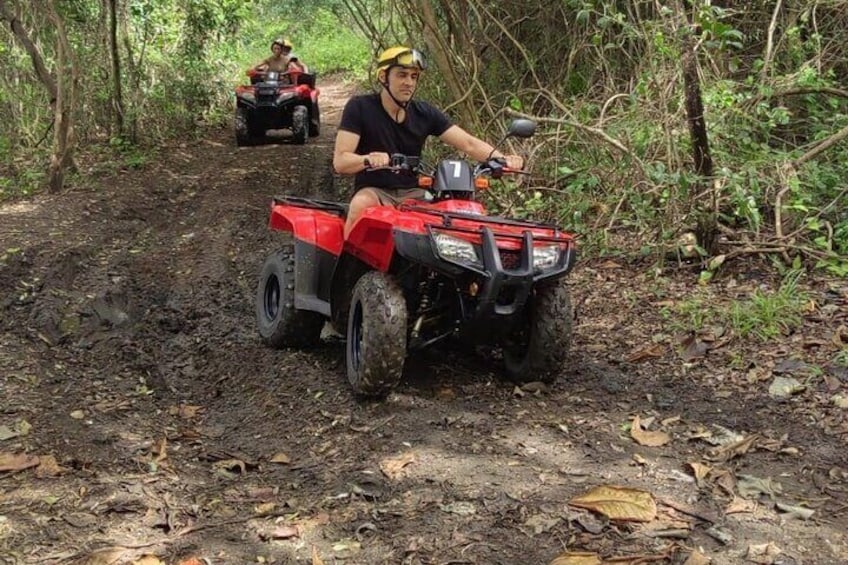 Super ATV tour 2 hours on the beach and wildlife forest trails