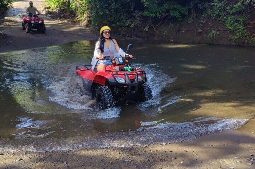 Super ATV tour 2 hours on the beach and wildlife forest trails