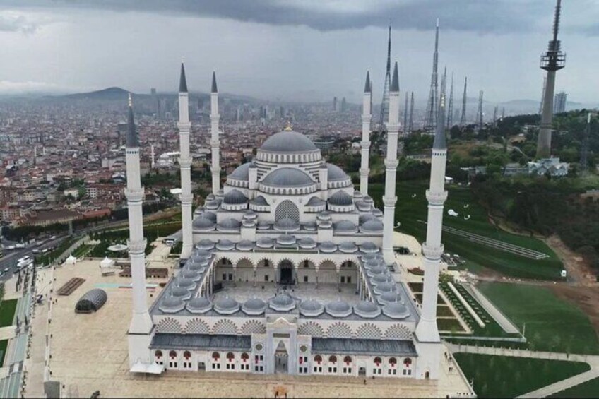 Asia Continent, Bosphorus Bridge & Çamlıca Hill & Çamlıca Mosque